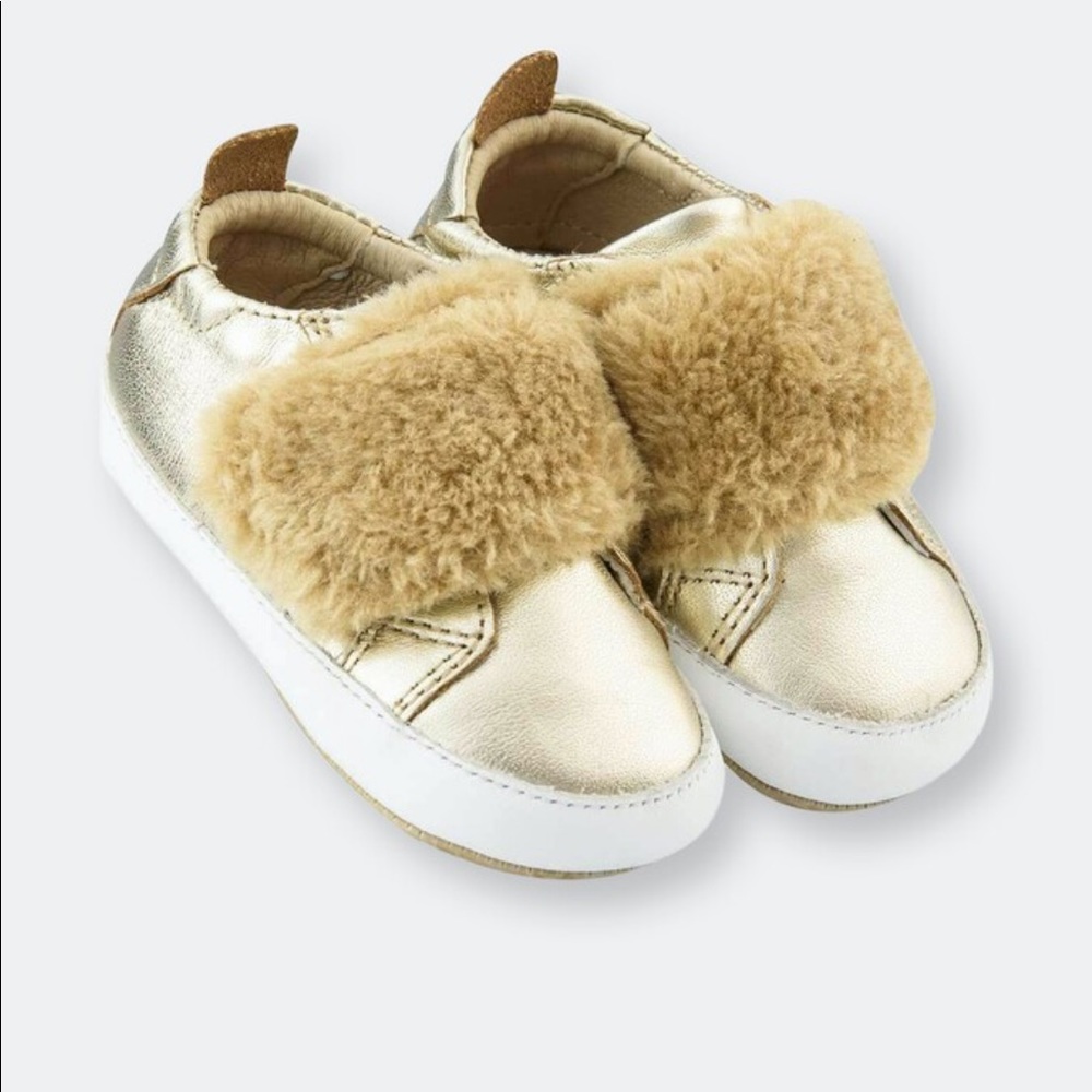 Old Soles Baby Bambini Pet Faux Fur Sneakers- US 3/ EU 19